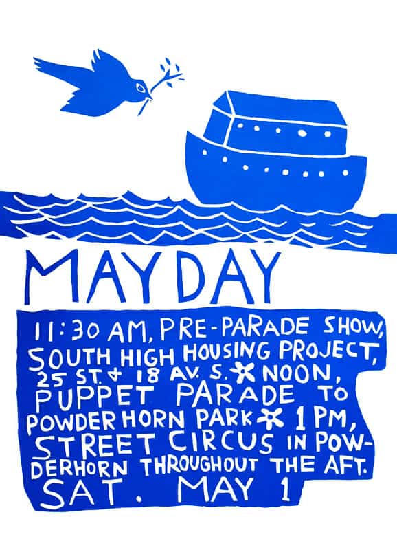 mayday 1976 poster by Ray St. Louis